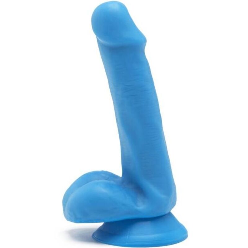 GET REAL - HAPPY DICKS DILDO 12 CM BALLER BLÅ