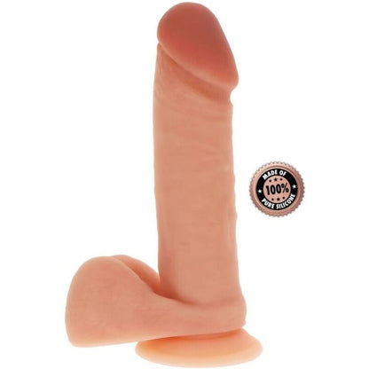 GET REAL - SILIKON DILDO 20,5 CM MED BALLER I HUD