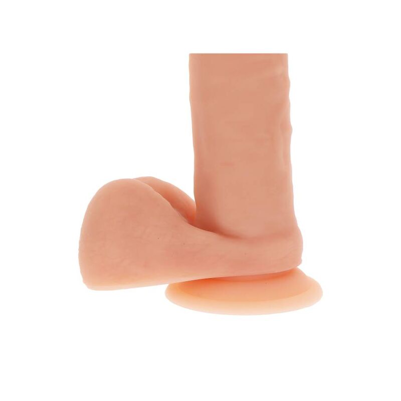 GET REAL - SILIKON DILDO 20,5 CM MED BALLER I HUD