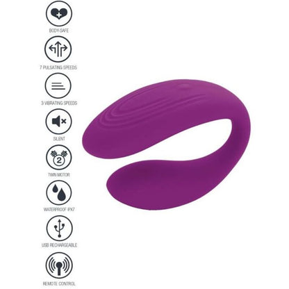 XOCOON - BOUND LOVE COUPLES VIBRATOR LILLA