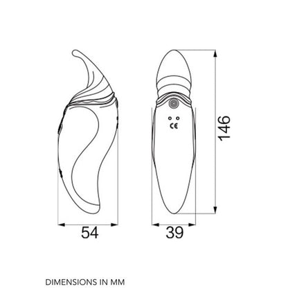ZALO - HERO PULSE BØLGEMASSERINGSAPPARAT RØD