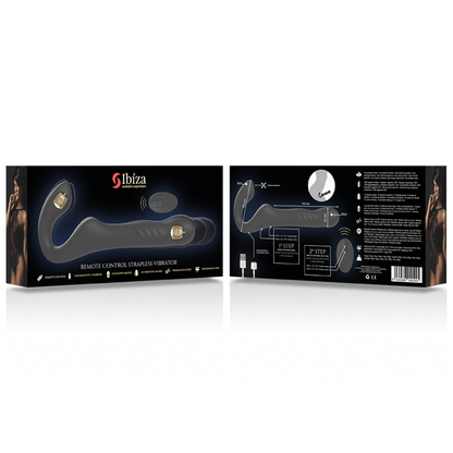 IBIZA - REMOTE CONTROL STRAPLESS VIBRATOR UP & DOWN