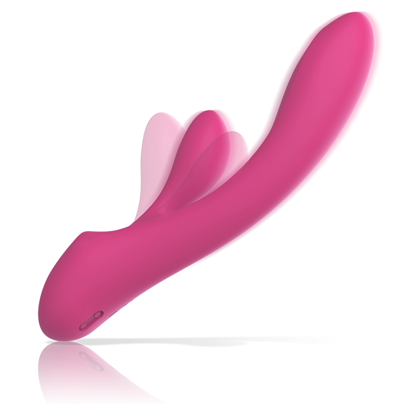 INTENS - LUIGI KANINVIBRATOR ROSA FLYTENDE SILIKON
