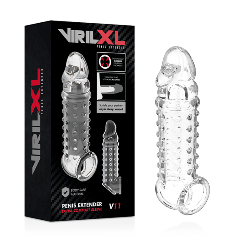 VIRILXL - PENISFORLENGER OG SLIR V11 TRANSPARENT