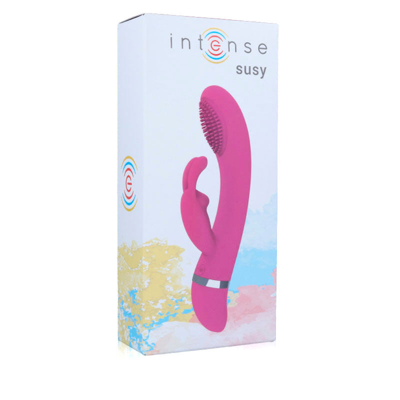 INTENSE - SUSY OSCILLERENDE VIBRATOR SILIKON KANIN ROSA