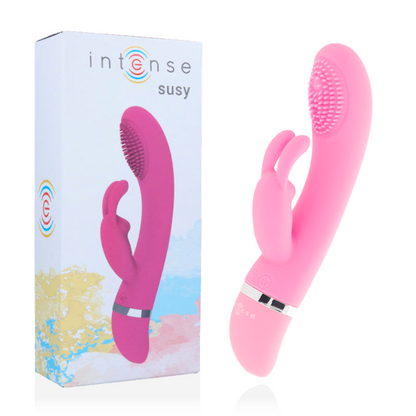INTENSE - SUSY OSCILLERENDE VIBRATOR SILIKON KANIN ROSA