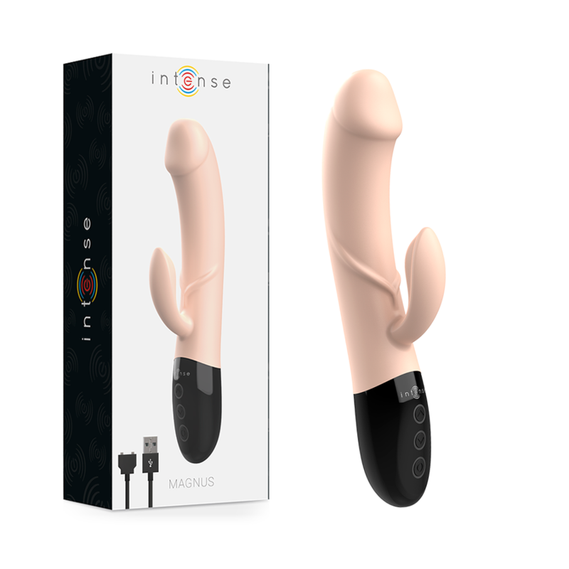 INTENS - MAGNUS DUAL NATURLIG OPLADBAR VIBRATOR
