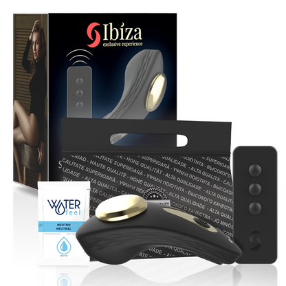 IBIZA - FJERNKONTROLL FOR VIBRATOR MED SILIKONTRUSER