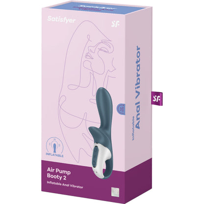 SATISFYER - LUFTPUMPE BOOTY 2 MØRK GRÅ