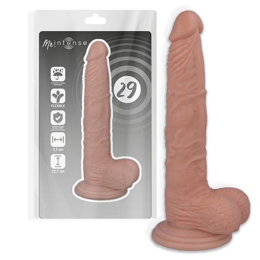 MR INTENSE - 29 REALISTISK PIKK 22,7 CM -O- 3,5 CM