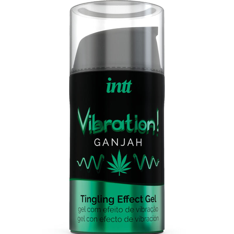 INTT - KRAFTIG INTIMT STIMULANT VÆSKE VIBRERING GEL CANNABIS 15ML