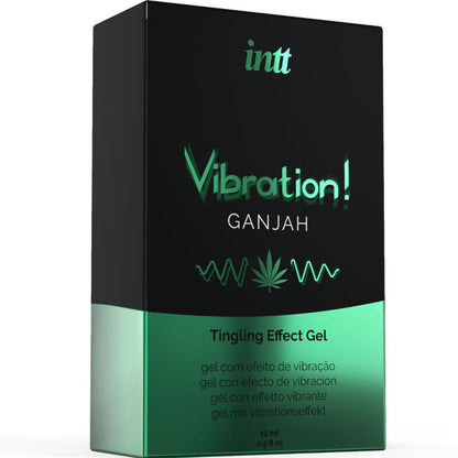 INTT - KRAFTIG INTIMT STIMULANT VÆSKE VIBRERING GEL CANNABIS 15ML