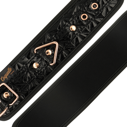 COQUETTE CHIC DESIRE - SVART UTGAVE PREMIUM HÅNDJERN MED NEOPRENFØR