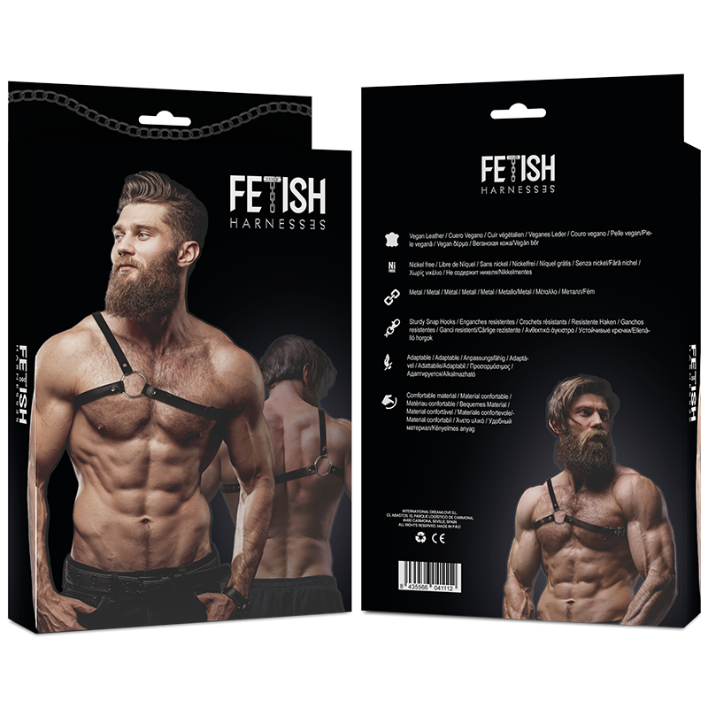 FETISH UNDERSOM - ATTITUDE HERRE SKRYSSET SKULDER ECO SKINNSELE