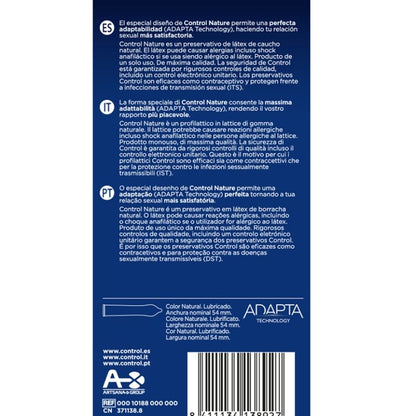 KONTROLL - ADAPTA NATURE KONDOMER 6 ENHETER