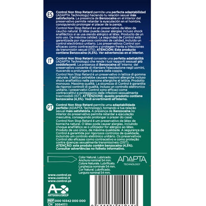 KONTROLL - NON STOP RETARD-KONDOMER 12 ENHETER