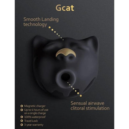 G-VIBE - GCAT MYSTIC KLITORISSUCKER SVART