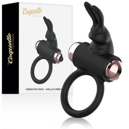 COQUETTE CHIC DESIRE - KUGRING MED VIBRATOR SVART/ GULL