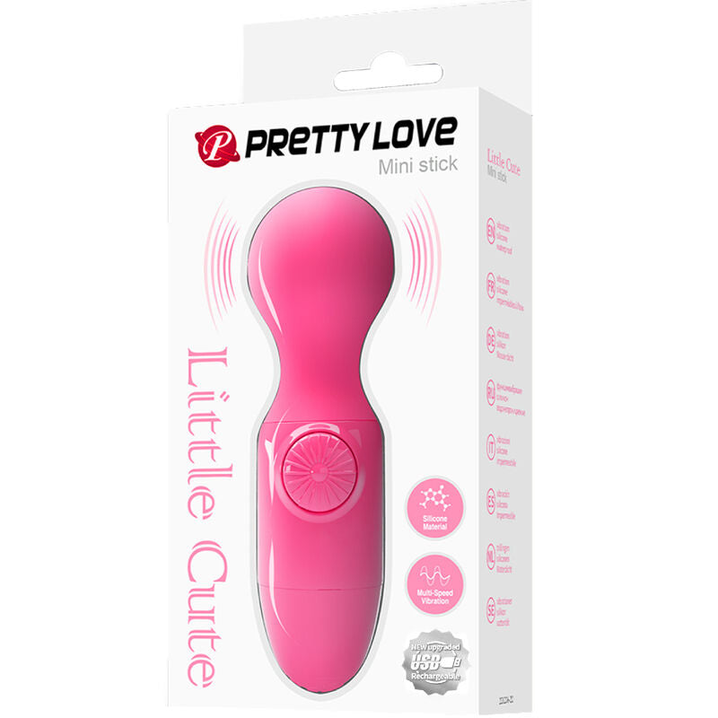 PRETTY LOVE - MAGENTA MINI PERSONLIG MASSASJEAPPARAT