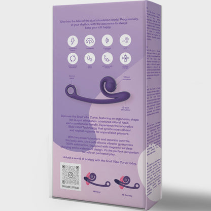 SNAIL VIBE - CURVE VIBRATOR LILLA