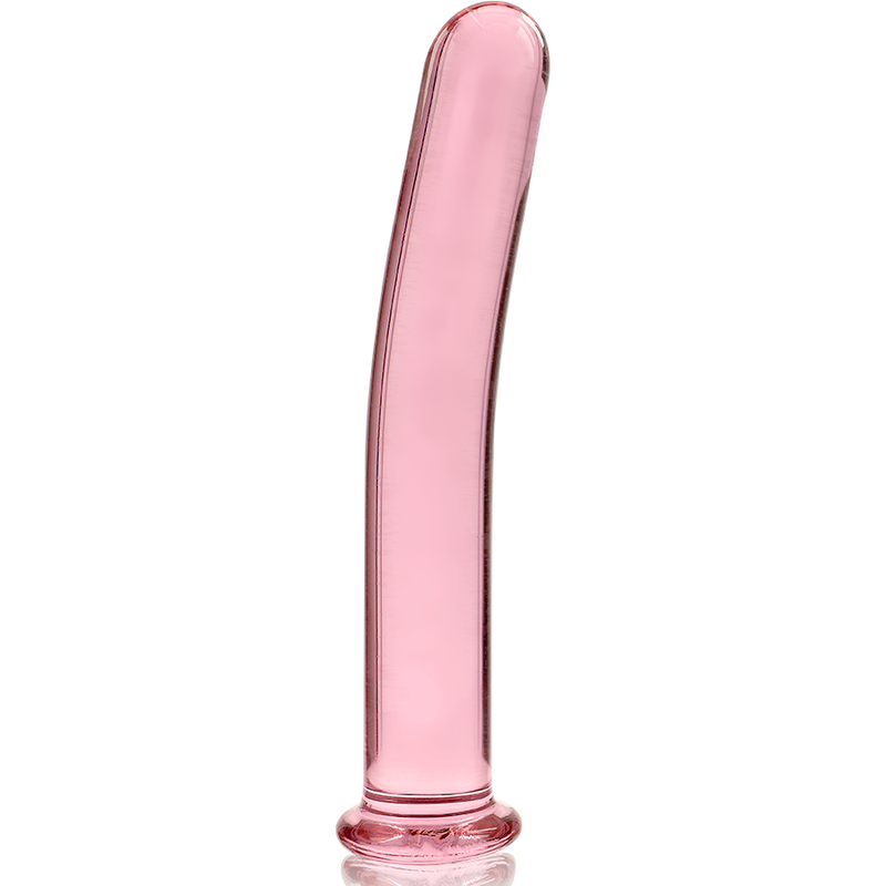 NEBULA-SERIEN FRA IBIZA - MODELL 8 DILDO BOROSILIKATGLASS ROSA 14,5 CM -O- 2 CM