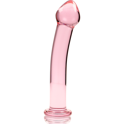 NEBULA SERIES BY IBIZA - MODEL 11 DILDO BOROSILICATE GLASS PINK 16 CM -O- 3 CM