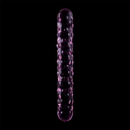 NEBULA SERIES BY IBIZA - MODEL 15 DILDO BOROSILICATE GLASS PINK 18.5 CM -O- 3 CM