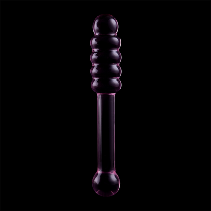 NEBULA-SERIEN FRA IBIZA - MODELL 20 DILDO BOROSILIKATGLASS ROSA 20,5 CM -O- 3 CM
