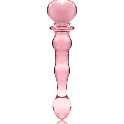 NEBULA SERIES BY IBIZA - MODEL 21 DILDO BOROSILICATE GLASS PINK 20.5 CM -O- 3.5 CM