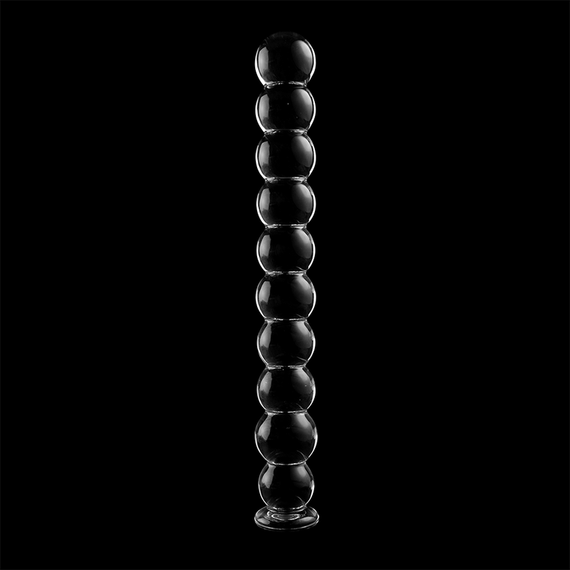 NEBULA-SERIEN FRA IBIZA - MODELL 22 DILDO BOROSILIKATGLASS KLART 21,5 CM -O- 2,5 CM