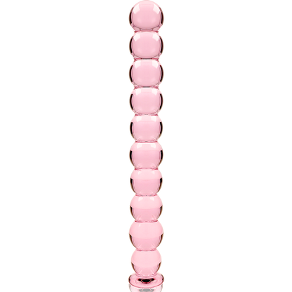 NEBULA SERIES BY IBIZA - MODEL 22 DILDO BOROSILICATE GLASS PINK 21.5 CM -O- 2.5 CM