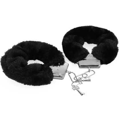 INTENS - FETISH EROTISK LEKESETT 1 MED HÅNDJERN, BLINDMASKE OG PYSKING