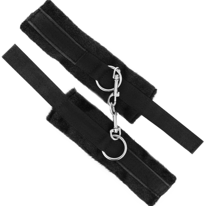 INTENS - FETISH EROTISK LEKESETT 2 MED HÅNDJERN, BLINDMASKE OG KILER