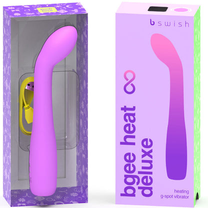B SWISH - BGEE HEAT INFINITE DELUXE OPPLADBAR VIBRATOR LAVENDEL SILIKON