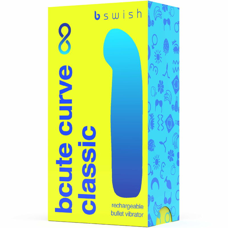 B SWISH - BCUTE CURVE INFINITE KLASSISK OPPLADBAR SILIKONVIBRATOR GUL