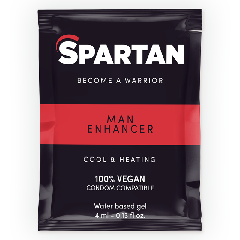 SPARTAN - MANLØSNINGSGEL MED VARM-KALD EFFEKT 100 % VEGANSK 4 ML