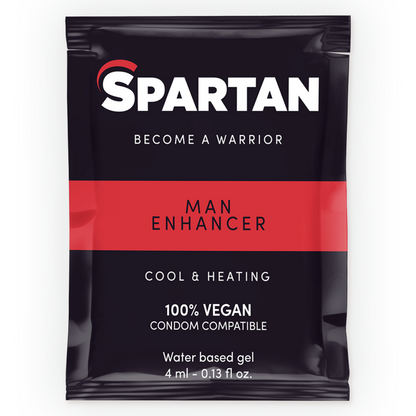 SPARTAN - MANLØSNINGSGEL MED VARM-KALD EFFEKT 100 % VEGANSK 4 ML