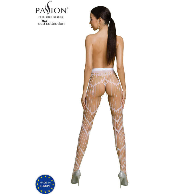 PASSION - ECO KOLLEKSJON BODYSTOCKING ECO S006 HVIT