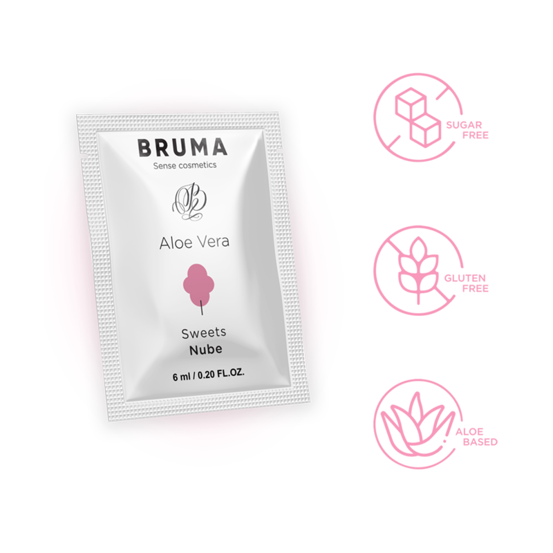 BRUMA - ALOE VERA GLIDGEL SØTSMAK 6 ML