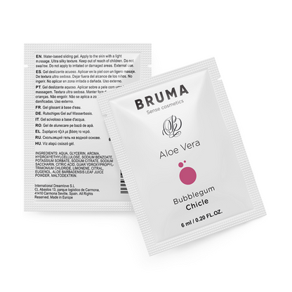 BRUMA - ALOE VERA GLIDING GEL TYGGISMAK 6 ML