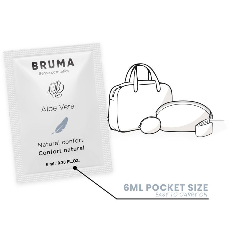 BRUMA - ALOE VERA GLIDGEL NATURLIG KOMFORT 6 ML