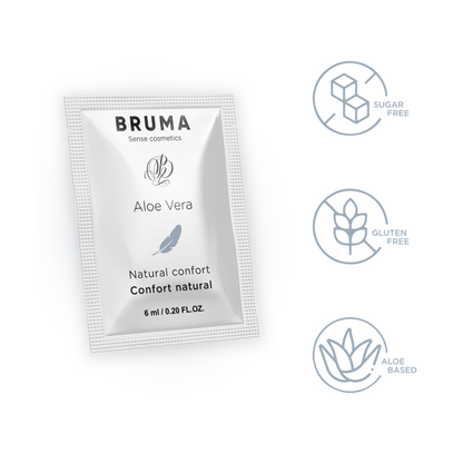 BRUMA - ALOE VERA GLIDGEL NATURLIG KOMFORT 6 ML