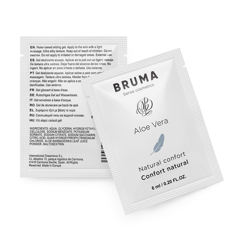 BRUMA - ALOE VERA GLIDGEL NATURLIG KOMFORT 6 ML