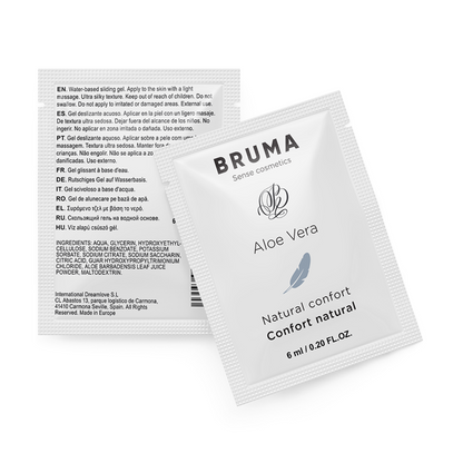 BRUMA - ALOE VERA GLIDGEL NATURLIG KOMFORT 6 ML