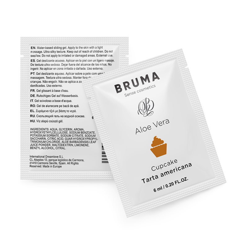 BRUMA - ALOE VERA GLIDING GEL CUPCAKE SMAK 6 ML
