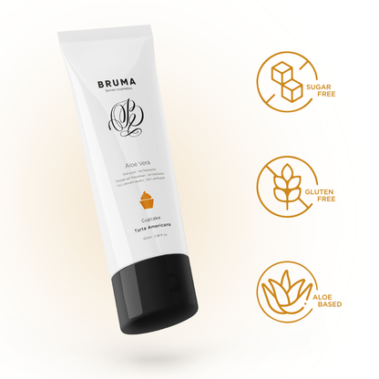 BRUMA - ALOE VERA GLIDENDE GEL MED CUPCAKESMAK 100 ML