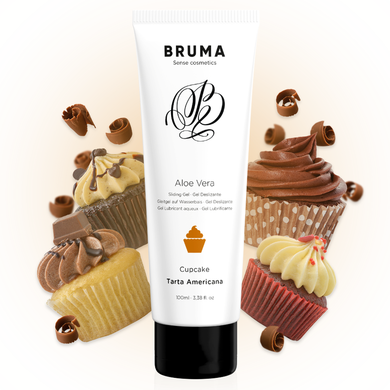 BRUMA - ALOE VERA GLIDENDE GEL MED CUPCAKESMAK 100 ML