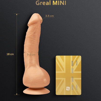 G-VIBE - GREAL MINI VIBRATOR DILDO NATURLIG SILIKON