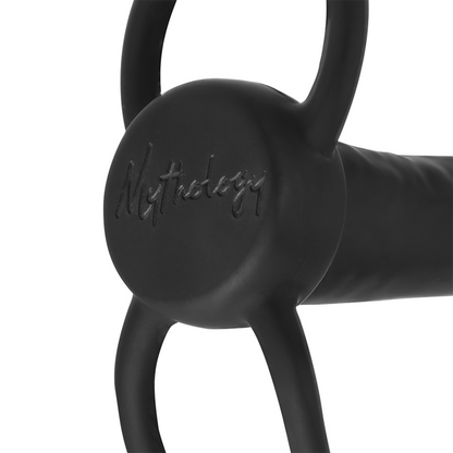 MYTOLOGI - COBI ONYX ANAL DILDO MED PIKK OG TESTIKKRING 13 SILIKON CM