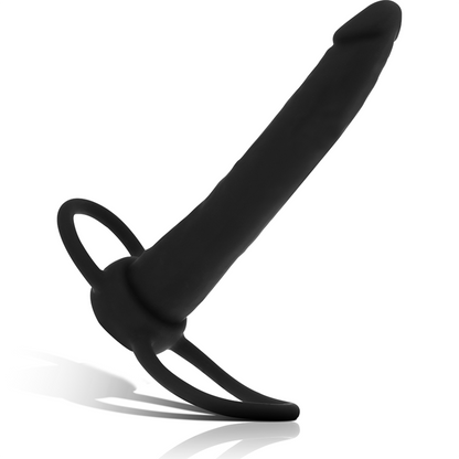 MYTOLOGI - COBI ONYX ANAL DILDO MED PIKK OG TESTIKKRING 13 SILIKON CM